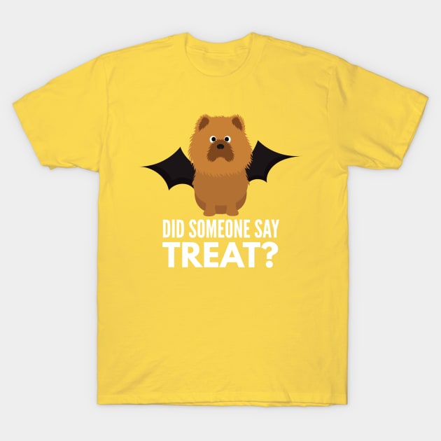 Chow Chow Halloween Trick or Treat T-Shirt by DoggyStyles